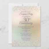 Surprise 30e trouwjubileumfeestje kaart (Voorkant)