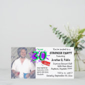 Surprise 30th Birthday Party Photo Invitation (Staand voorkant)