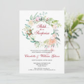 Surprise 40e rubijnen huwelijksjubileumfeest foto kaart (Staand voorkant)