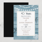 Surprise 40th Anniversary Strand  Kaart (Voorkant / Achterkant)