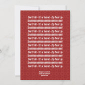 SURPRISE 40th Birthday Modern Grey and Red H431 Kaart (Achterkant)