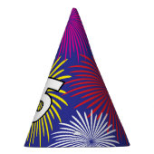 Surprise 45th Birthday party paper cone hats Feesthoedjes (Rechts)