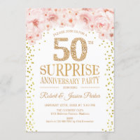 Surprise 50th Jubileum Party - Wit Goud