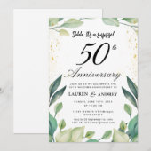 Surprise 50th Wedding Anniversary Kaart (Voorkant / Achterkant)