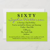 Surprise 60th Birthday Invitation Kaart (Voorkant)