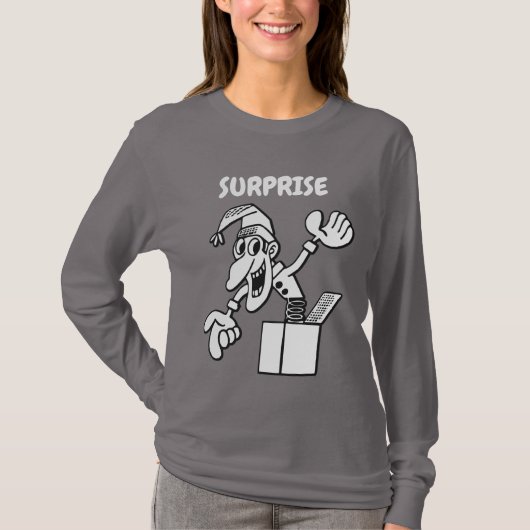 SURPRISE-aansluiting in de doos T-shirt (Voorkant)
