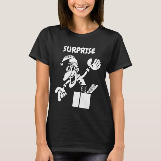 SURPRISE-aansluiting in de doos T-shirt (Voorkant)