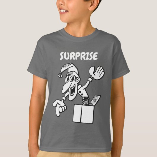 SURPRISE-aansluiting in de doos T-shirt (Voorkant)