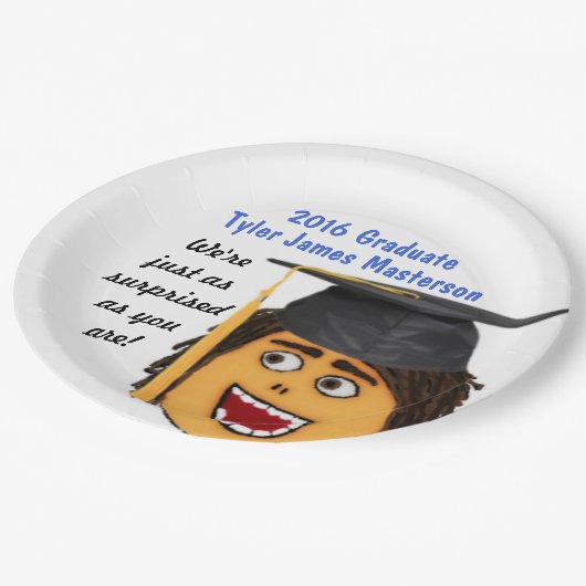 Surprise Afstuderen Afstuderen Cartoon Custom Bord (Gekanteld)