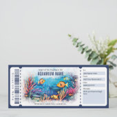 Surprise Aquarium Cadeaubon Kaart (Staand voorkant)