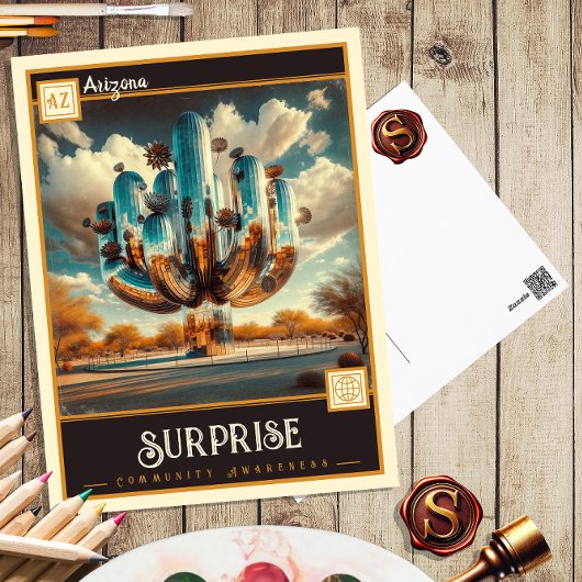 Surprise, Arizona | Oude ansichtkaart Briefkaart