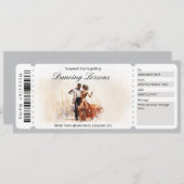 Surprise Balzaal Dansles Cadeaubewijs Kaart (Voorkant / Achterkant)