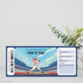 Surprise Baseball Game Ticket Cadeaubon Kaart (Staand voorkant)