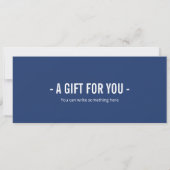 Surprise Baseball Game Ticket Cadeaubon Kaart (Achterkant)