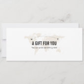 Surprise Berlin Plane Boarding Pass Ticket Kaart (Achterkant)