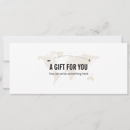 Surprise Berlin Plane Boarding Pass Ticket Kaart (Achterkant)