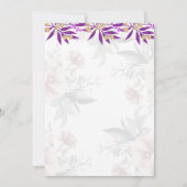 Surprise Birthday Invitation Kaart (Achterkant)