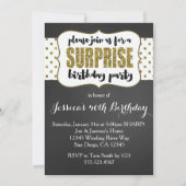 Surprise Birthday Invitation Kaart (Voorkant)