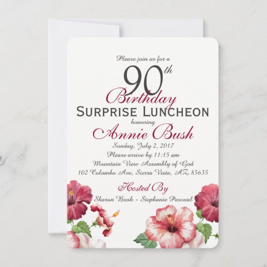 Surprise Birthday Kaart (Voorkant)