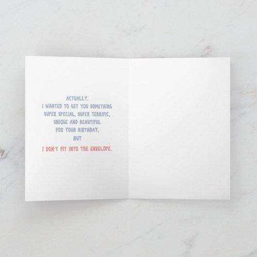 Surprise Birthday Kaart (Binnen)