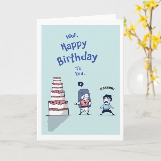 Surprise Birthday Kaart (Gele Bloem)