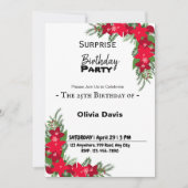Surprise Birthday Party Invitation Kaart (Voorkant)
