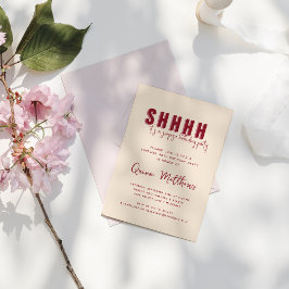 Surprise Birthday Party Invitation Kaart