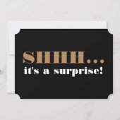 Surprise Birthday Party Invitation Over the Hill Kaart (Voorkant)