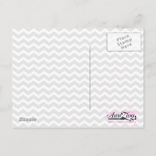 Surprise Birthday Party Uitnodiging Briefkaart (Achterkant)