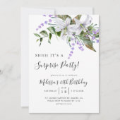 Surprise Birthday Party White Florence Kaart (Voorkant)