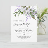 Surprise Birthday Party White Florence Kaart (Staand voorkant)