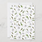 Surprise Birthday Party White Florence Kaart (Achterkant)