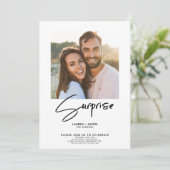 Surprise Black & White 3-fotoservice Kaart (Staand voorkant)