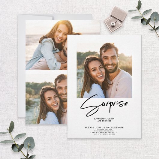 Surprise Black & White 3-fotoservice Kaart