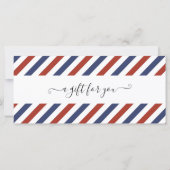Surprise Boarding Pass Airplane Gift Ticket (Achterkant)