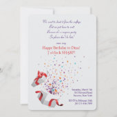 Surprise Box Birthday Party Invitation Kaart (Voorkant)