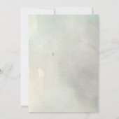 Surprise Boy Gold Foil Waterverf Baby shower Kaart (Achterkant)