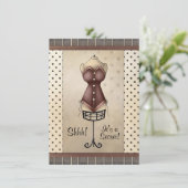 Surprise Bridal (Lingerie) Shower Invitation Kaart (Staand voorkant)