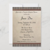 Surprise Bridal (Lingerie) Shower Invitation Kaart (Achterkant)