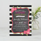 Surprise bruids douche uitnodiging (Staand voorkant)