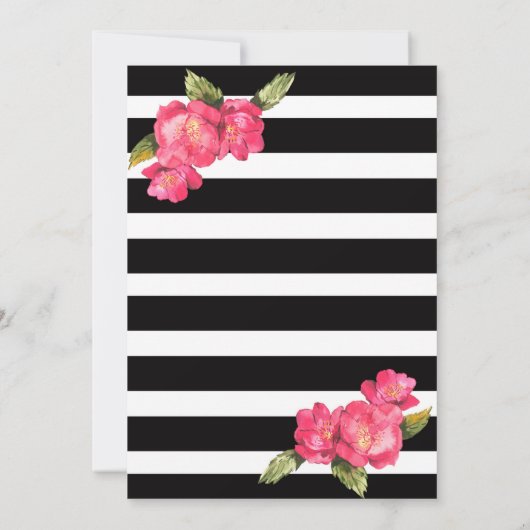 Surprise bruids douche uitnodiging (Achterkant)