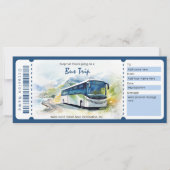 Surprise Bus Ticket Cadeaubon Kaart (Voorkant)