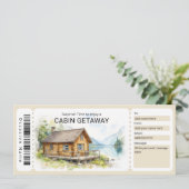 Surprise Cabine Reis Ticket Kaart (Staand voorkant)
