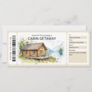 Surprise Cabine Reis Ticket Kaart