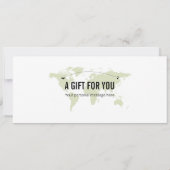 Surprise Canada Boarding Pass Cadeaubon Kaart (Achterkant)