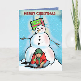 SURPRISE CHRISTMAS GIFT by Slipperywindow Feestdagen Kaart