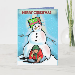 SURPRISE CHRISTMAS GIFT by Slipperywindow Feestdagen Kaart