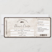 Surprise Coupon Instapass Cruise Dinner Kaart (Voorkant)