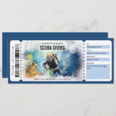 Surprise Duiken Gift Voucher Kaart (Voorkant / Achterkant)