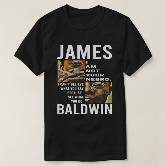 Surprise Gift James Baldwin Protest Halloween Holi T-shirt (Design voorkant)
